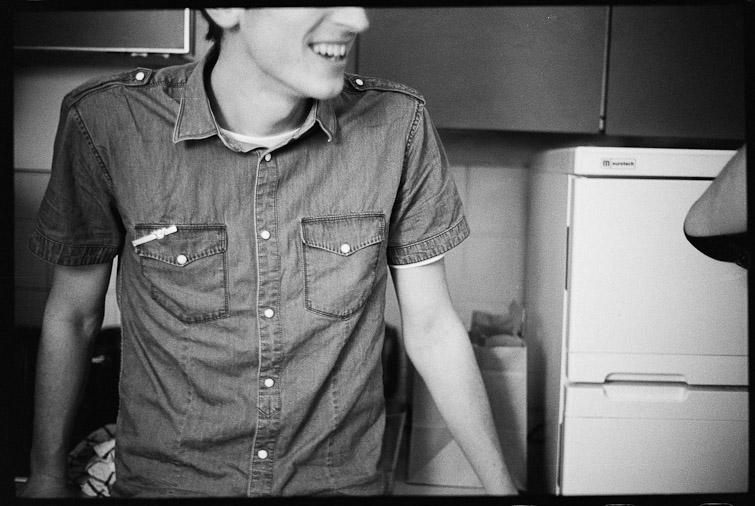 black and white photo