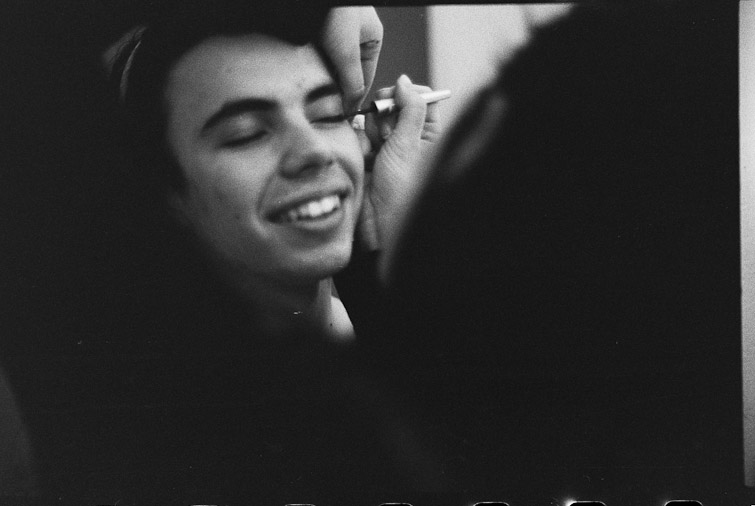 black and white photo