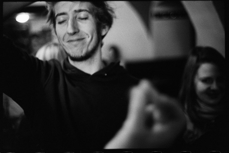 black and white photo